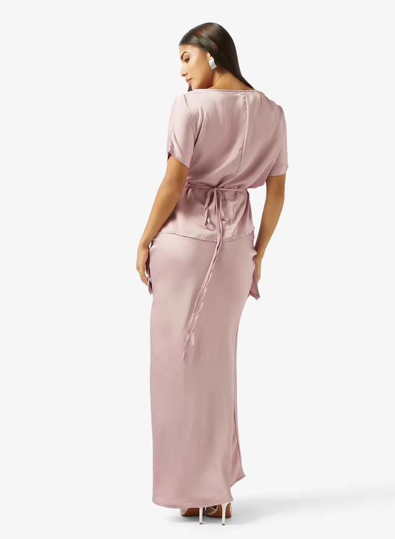 ELLA Dress With Mock Top